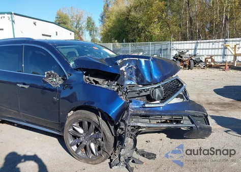 2019 Acura Mdx Advance Pkg z USA, uszkodzony, nr VIN 5J8YD4H87KL013162